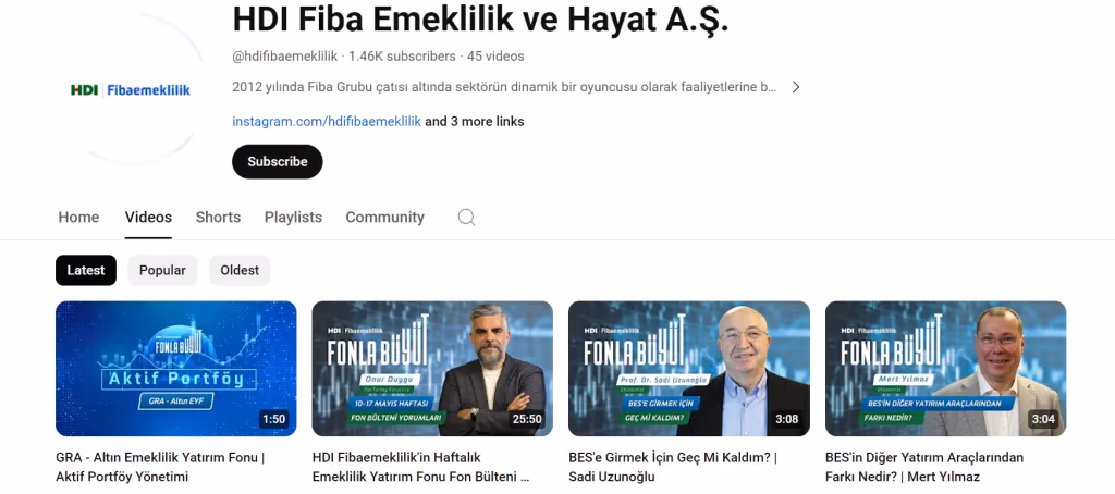 HDI Fibaemeklilik’ten yeni YouTube video serisi