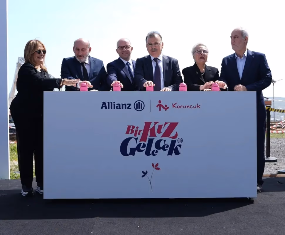 Allianz Türkiye desteğiyle Koruncuk kızları için inşa edilecek yurt binasının temelleri atıldı