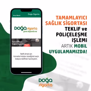 Doğa Sigorta mobil uygulaması ile TSS’li olmak artık daha kolay