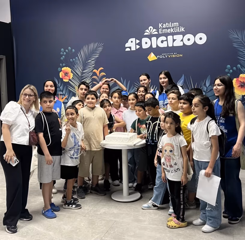 Katılım Emeklilik DigiZoo’da: TEGV’li çocuklar dijital keşfe çıktı