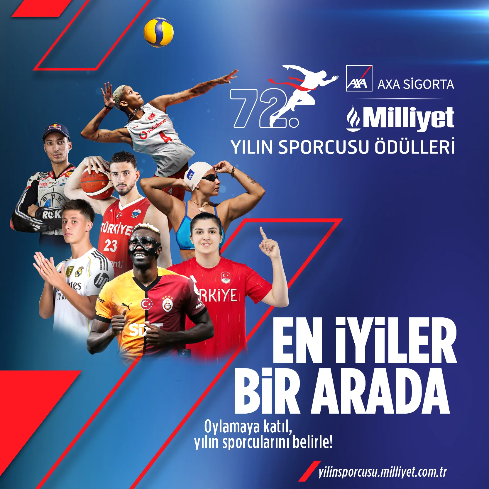 72. Milliyet Yılın Sporcusu Ödülleri, AXA Sigorta Güvencesiyle Parlıyor! - 1