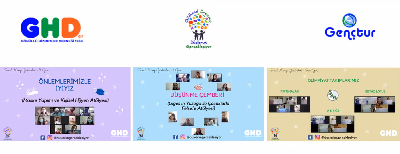 Çocuklar için sanal yaz kampları