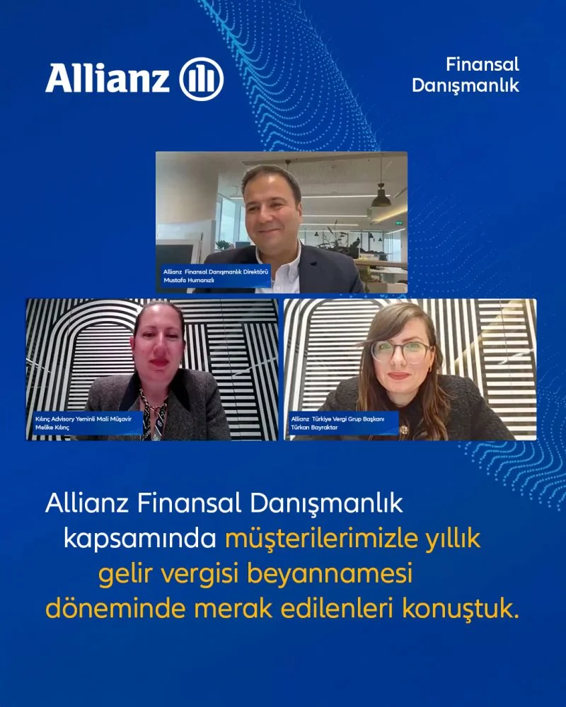 Allianz’dan vergi beyannamesi dönemine özel bilgilendirme webinarı - 1