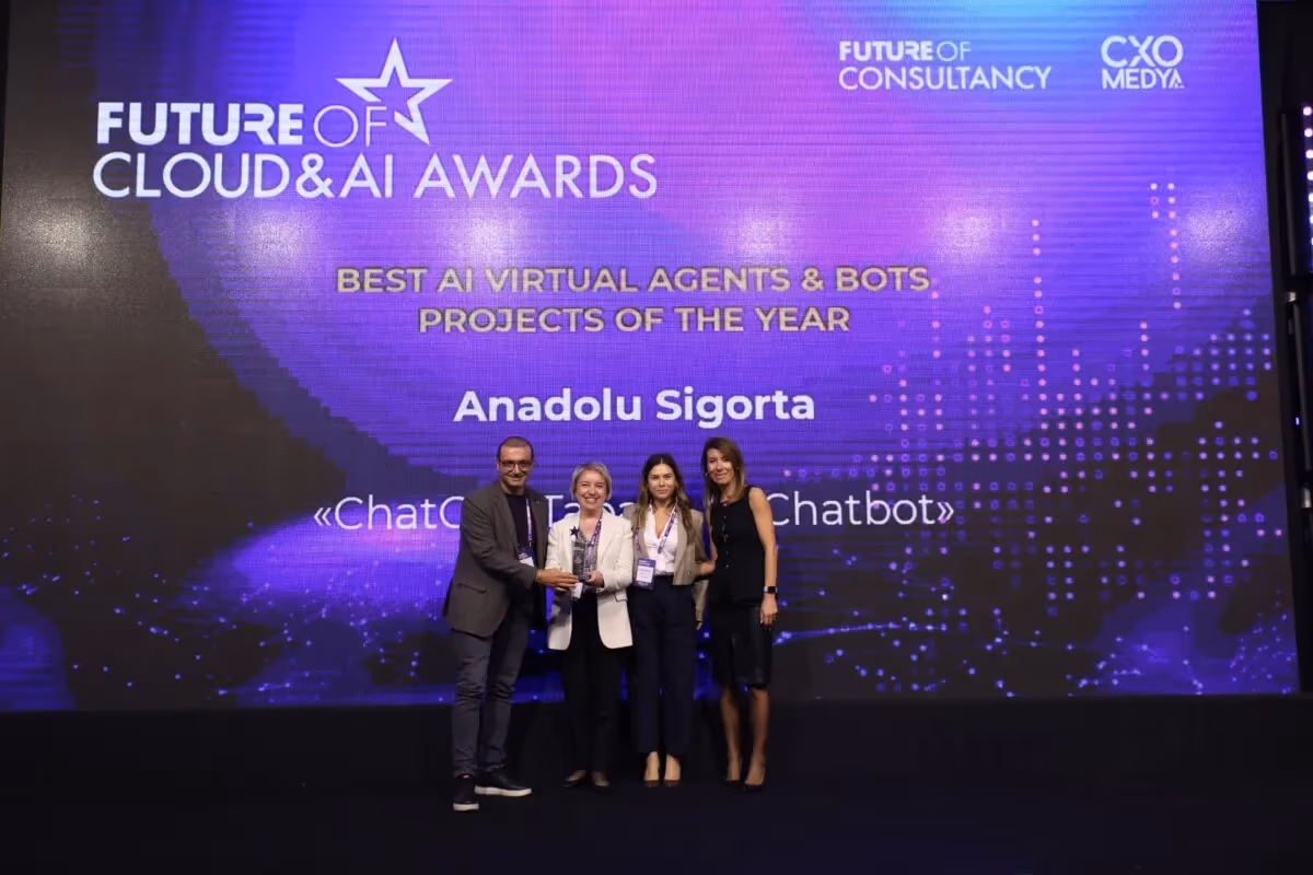 Anadolu Sigorta’ya Future of AI & Cloud Awards’tan 2 ödül