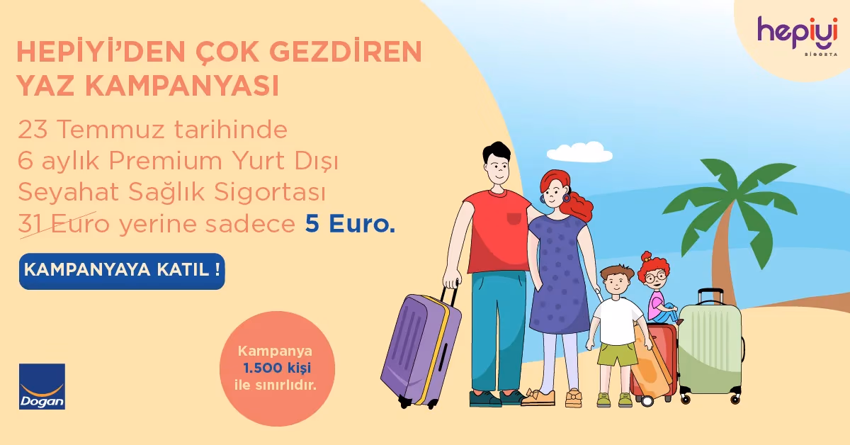 Hepiyi Sigorta’dan Çok Gezdiren Yaz Kampanyası