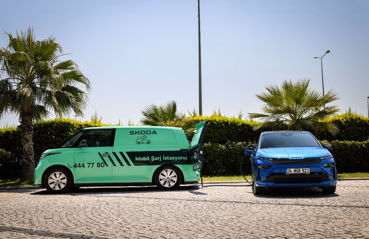 Škoda Mobil Şarj İstasyonları İlk 6 Ayda 1000’in Üzerinde Elektrikli Araca Destek Sağladı
