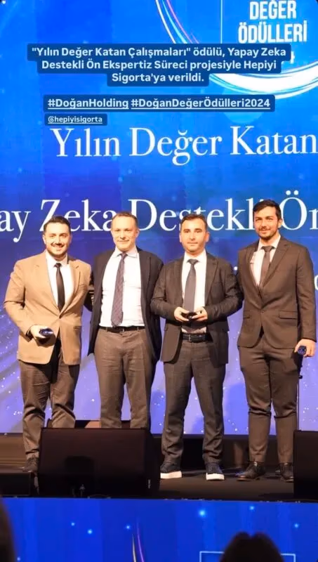 Hepiyi Sigorta Doğan Değer Ödülleri’nden ödüllerle döndü