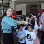 Barış dolu çocuklar güvenli bir gelecek için buluştu