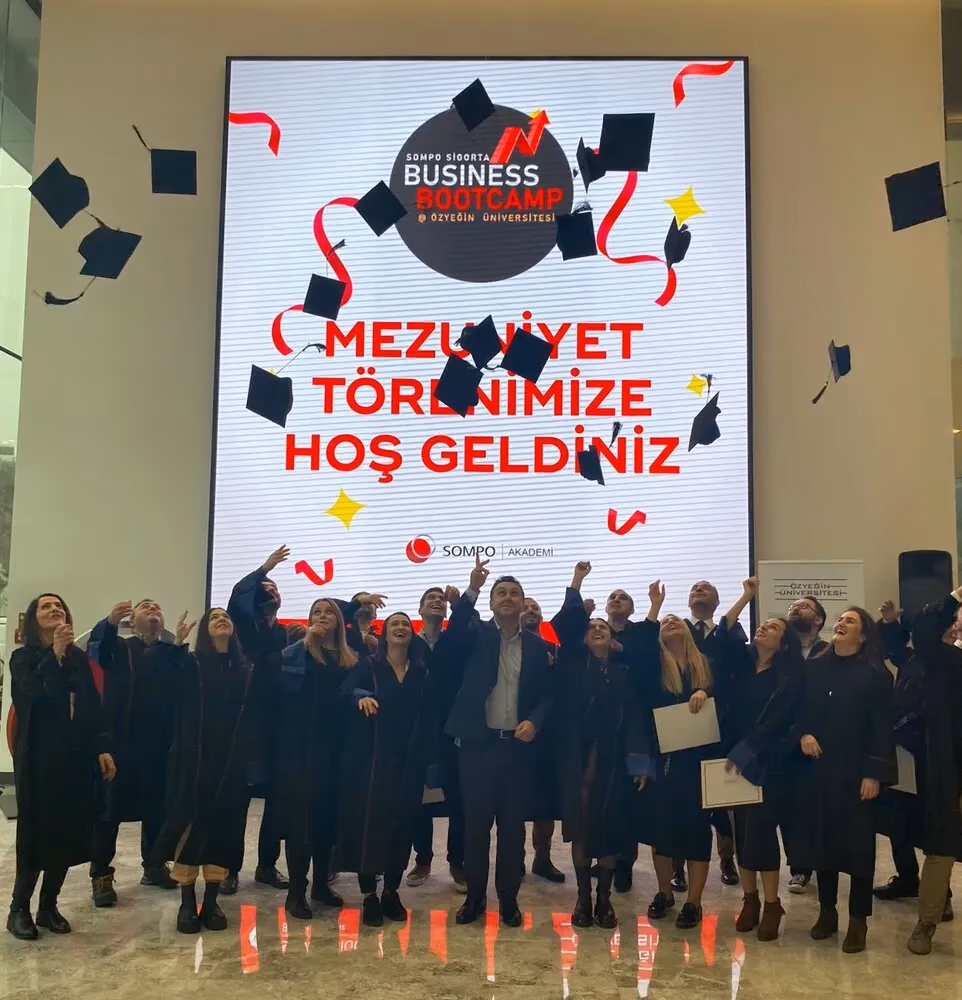 Sompo Sigorta Business Bootcamp Sertifika Programı ilk mezunlarını verdi