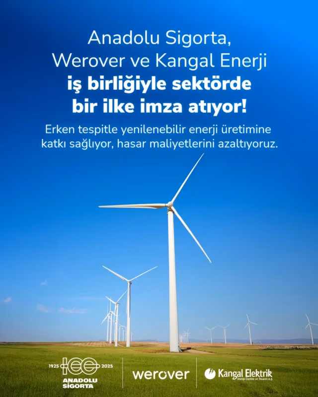 Anadolu Sigorta’dan rüzgâr enerjisinde yenilikçi iş birliği