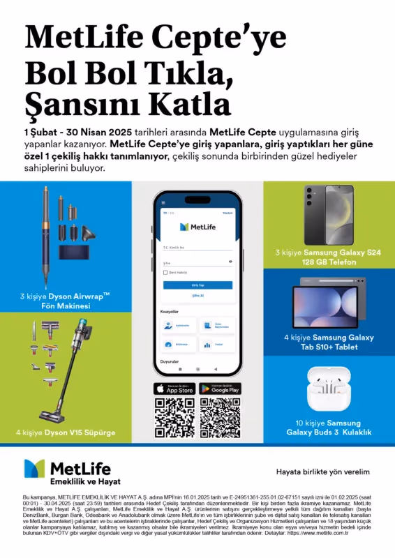 MetLife’tan MetLife Cepte kullanıcılarına özel kampanya