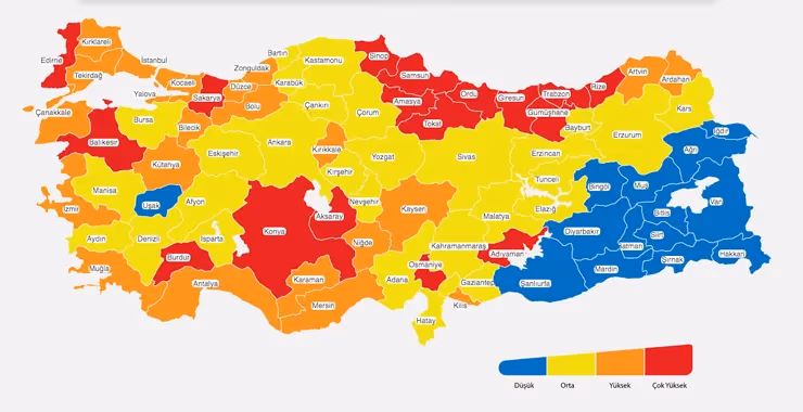 Sağlık Bakanlığı risk haritasını açıkladı, ülke genelinde normalleşme adımları başladı