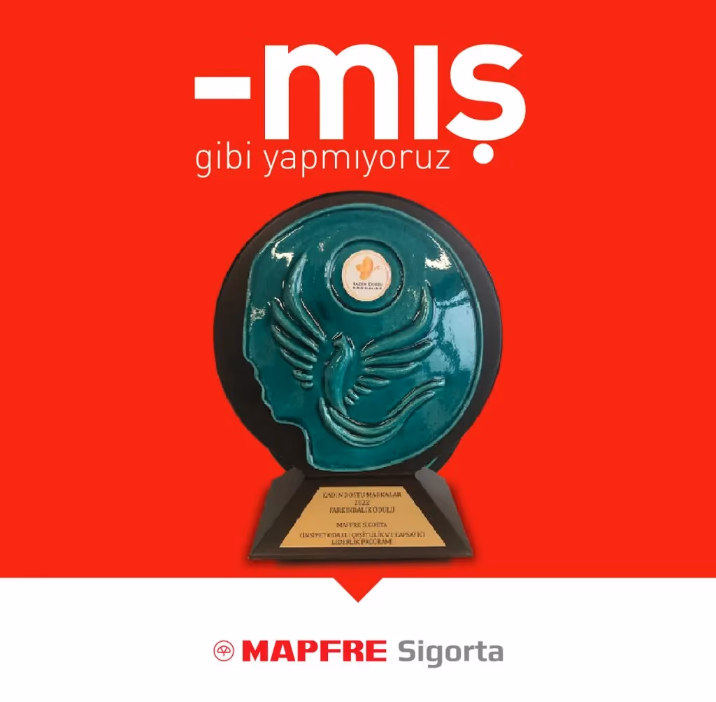MAPFRE Sigorta Kadın Dostu Marka ödülünün sahibi oldu