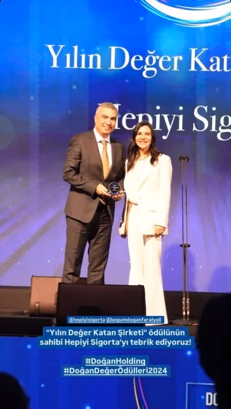 Hepiyi Sigorta Doğan Değer Ödülleri’nden ödüllerle döndü