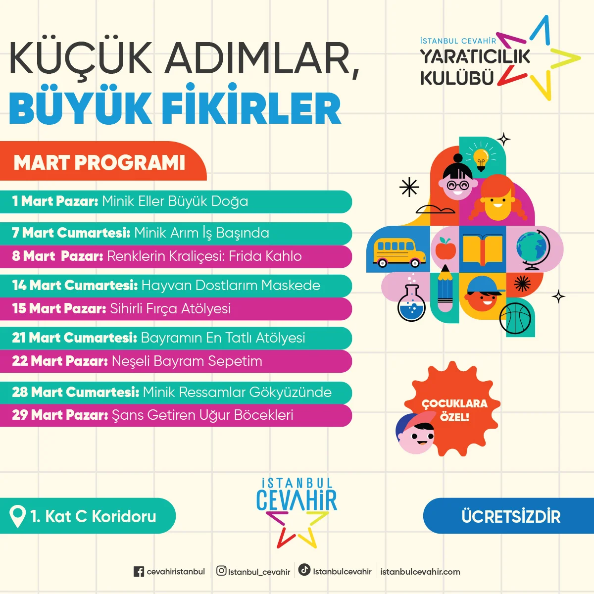 Çocuklara Özel Eğlenceli Aktiviteler İstanbul Cevahir'de - 1